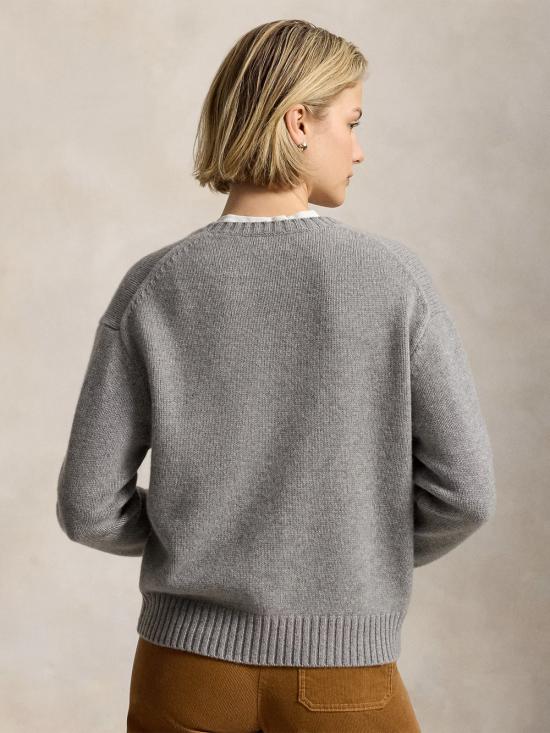 26FW 폴로 랄프로렌 스웨터 211B17771 002 OUTPOST GRAY HTHR - POLO RALPH LAUREN