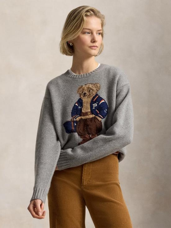 26FW 폴로 랄프로렌 스웨터 211B17771 002 OUTPOST GRAY HTHR - POLO RALPH LAUREN
