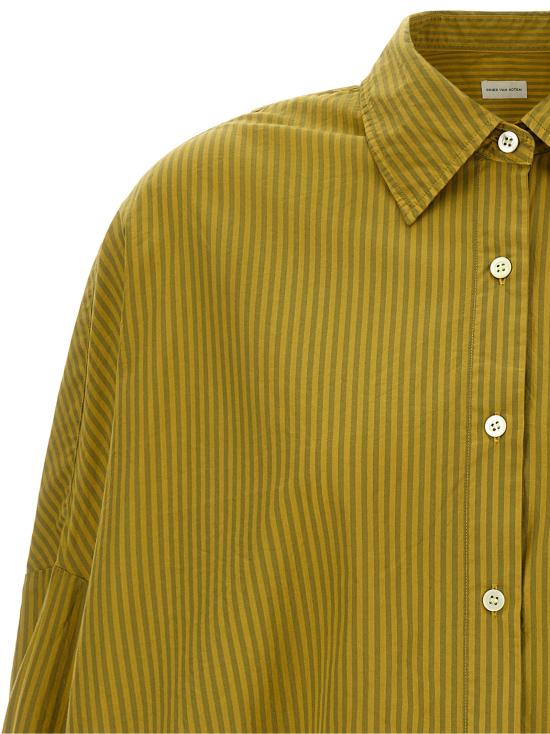 26FW 드리스 반 노튼 블라우스/셔츠 카시아 셔츠와 블라우스 (녹색) - DRIES VAN NOTEN