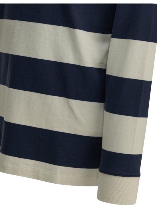 26FW 폴로 랄프로렌 폴로 티셔츠 로고가 있는 버튼다운 폴로 셔츠 (파란색) - POLO RALPH LAUREN
