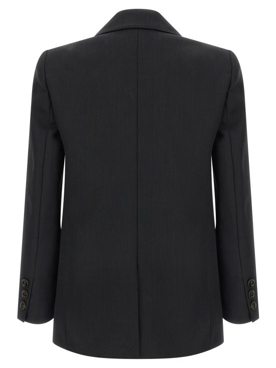 26FW 엘리자베타프랜치 수트 자켓 더블 브레스트 블레이저 블랙 - ELISABETTA FRANCHI