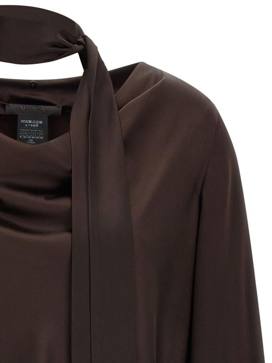 26FW 막스마라 블라우스/셔츠 피오키 셔츠와 블라우스 브라운 - MAX MARA