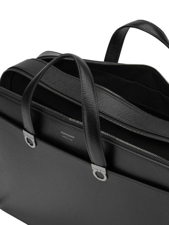 26FW 살바토레 페라가모 토트백 간치니 핸드백 블랙 - SALVATORE FERRAGAMO
