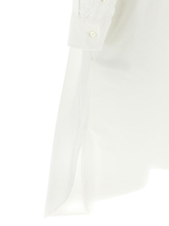 26FW 폴로 랄프로렌 원피스 로고 자수 셔츠 드레스 화이트 - POLO RALPH LAUREN