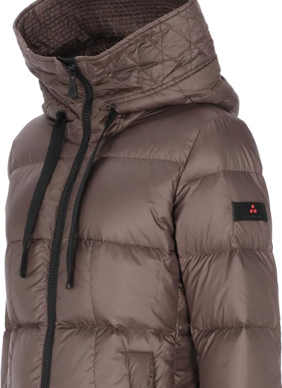 26FW 페트레이 눈키 MQN 02 리사이클 폴리에스터 롱 다운 재킷 PED5444 01181967194 BROWN - PEUTEREY