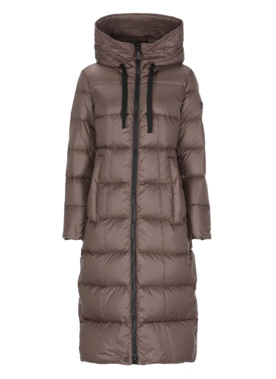 26FW 페트레이 눈키 MQN 02 리사이클 폴리에스터 롱 다운 재킷 PED5444 01181967194 BROWN