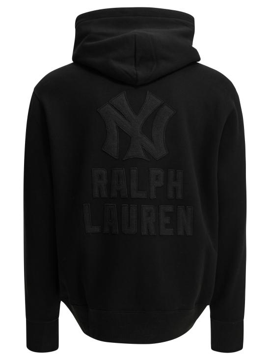 26FW 폴로 랄프로렌 긴팔 티셔츠 뉴욕 양키스 블랙 스웨트셔츠 - POLO RALPH LAUREN