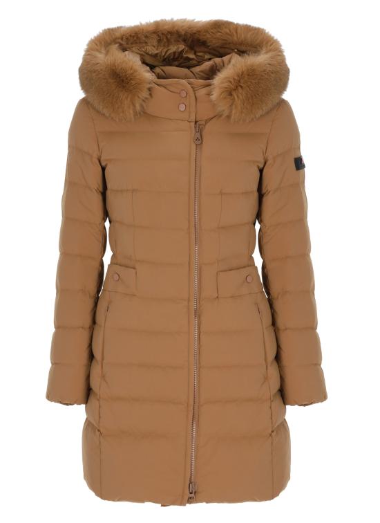 26FW 페트레이 세리올라 ML 06 하이칼라 퍼 롱 다운 재킷 PED5458 01190986987 BROWN