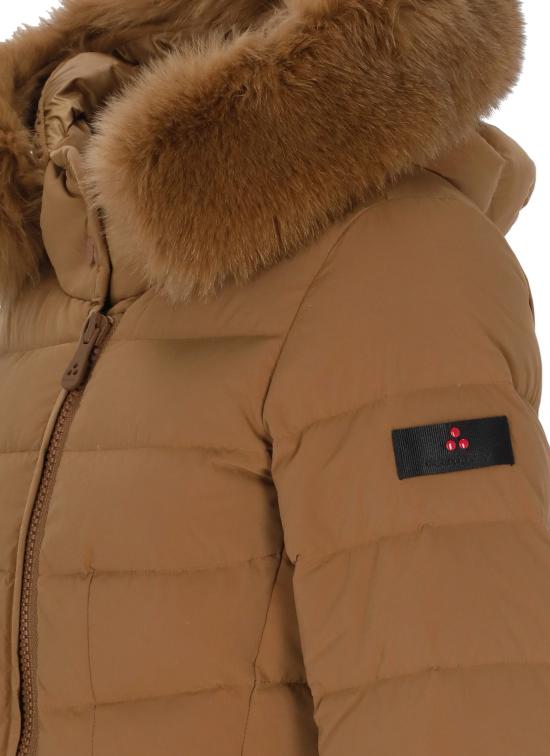 26FW 페트레이 세리올라 ML 06 하이칼라 퍼 롱 다운 재킷 PED5458 01190986987 BROWN - PEUTEREY