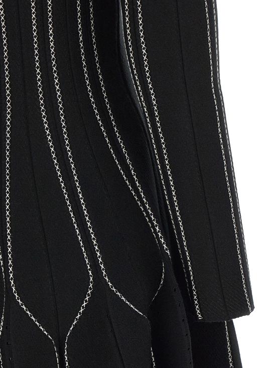 26FW 엘리자베타프랜치 원피스 오리가미 니트 드레스 블랙 - ELISABETTA FRANCHI