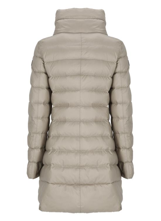 26FW 페트레이 솝착 MQN 03 하이칼라 슬림핏 롱 다운 재킷 PED5456 01181967852 BEIGE - PEUTEREY
