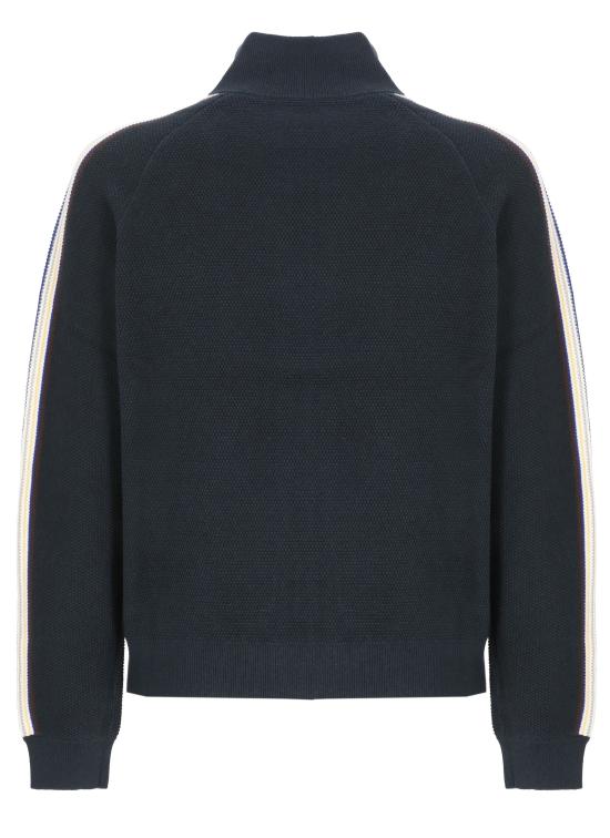 26FW 카사블랑카 긴팔 티셔츠 MAW26KW150901 COTTON WOOL BLEND NAVY BLUE - CASABLANCA