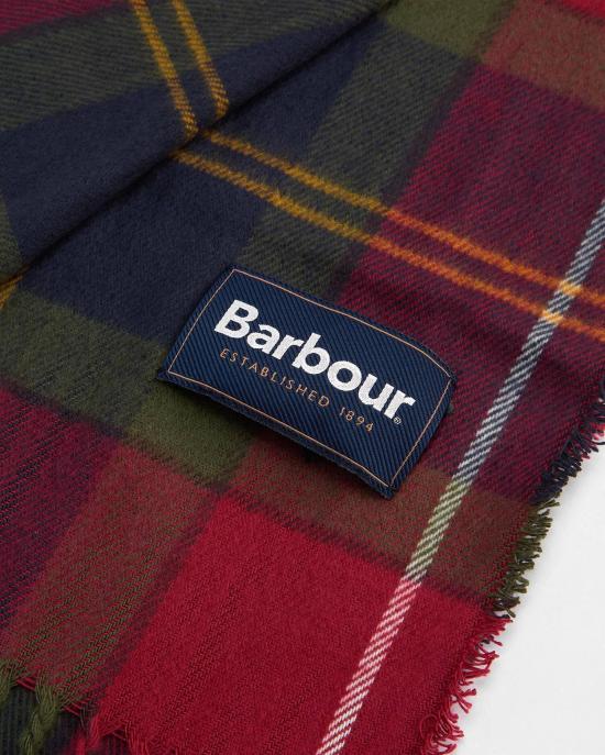 26FW 바버 액세서리 MGS0079 MSG TN69 WINTERBERRY TARTAN - BARBOUR