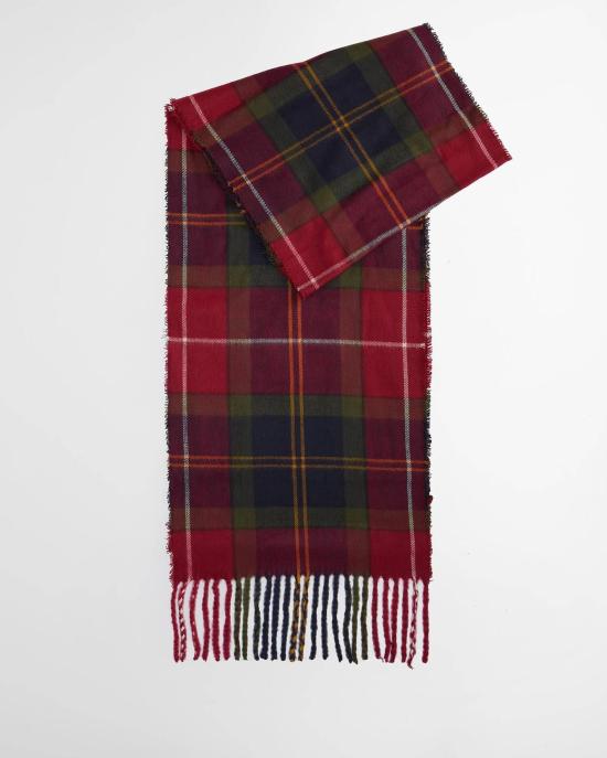 26FW 바버 액세서리 MGS0079 MSG TN69 WINTERBERRY TARTAN - BARBOUR