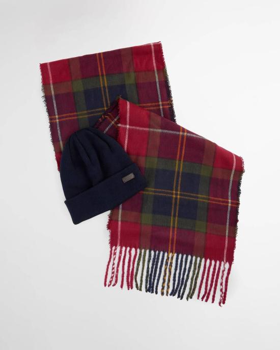 26FW 바버 액세서리 MGS0079 MSG TN69 WINTERBERRY TARTAN - BARBOUR