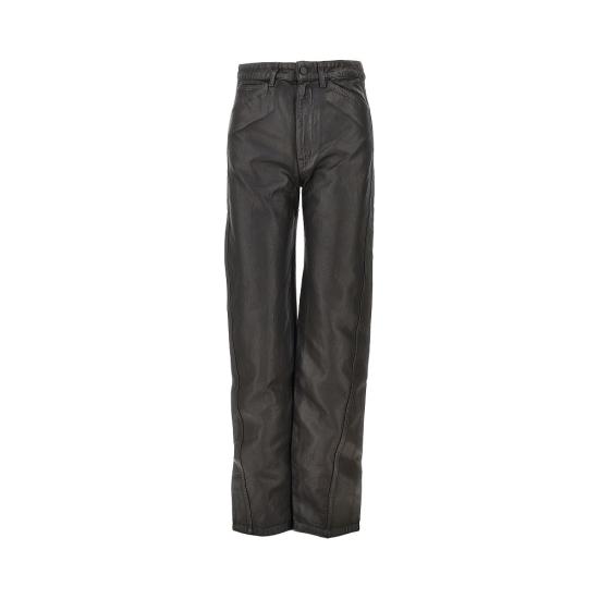 26FW 르메르 하이 라이즈 스트레이트 팬츠 PA1226LD1083 Brown