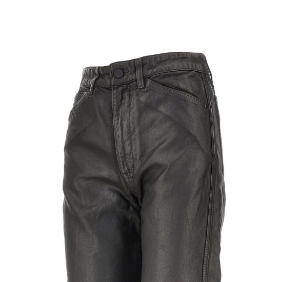 26FW 르메르 하이 라이즈 스트레이트 팬츠 PA1226LD1083 Brown - LEMAIRE