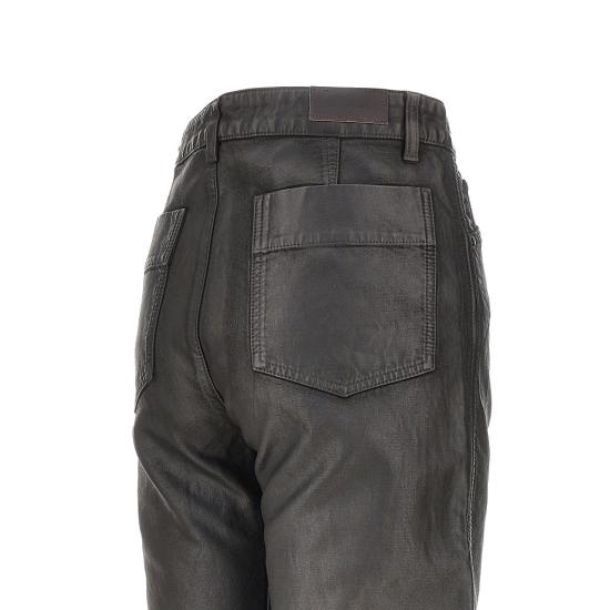 26FW 르메르 하이 라이즈 스트레이트 팬츠 PA1226LD1083 Brown - LEMAIRE