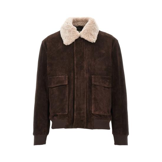 26FW 아르마 가죽 자켓 003G26602405 Brown