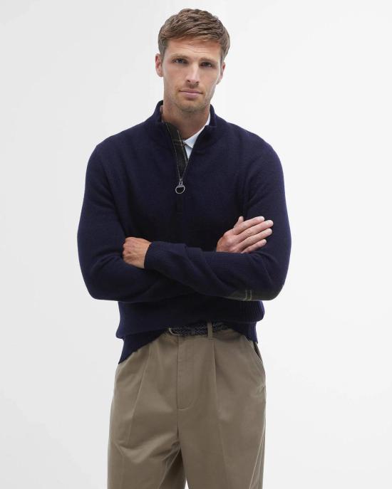 26FW 바버 집업 니트 MKN0837 MKN NY91 NAVY - BARBOUR