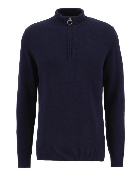 26FW 바버 집업 니트 MKN0837 MKN NY91 NAVY
