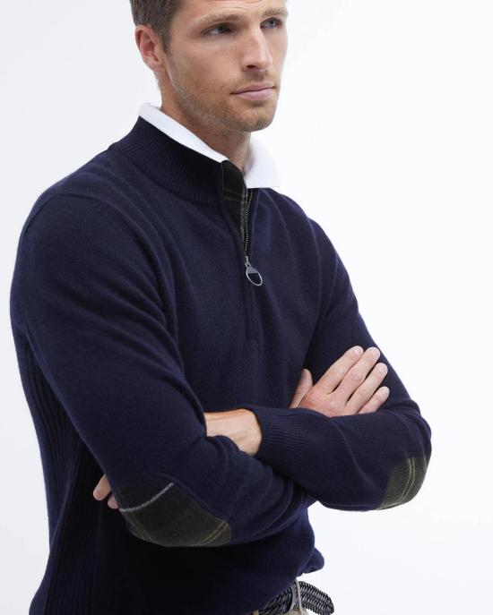 26FW 바버 집업 니트 MKN0837 MKN NY91 NAVY - BARBOUR