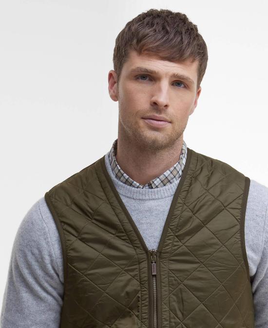 26FW 바버 폴라퀼트 지퍼인 라이너 MLI0002 MLI OL91 OLIVE - BARBOUR