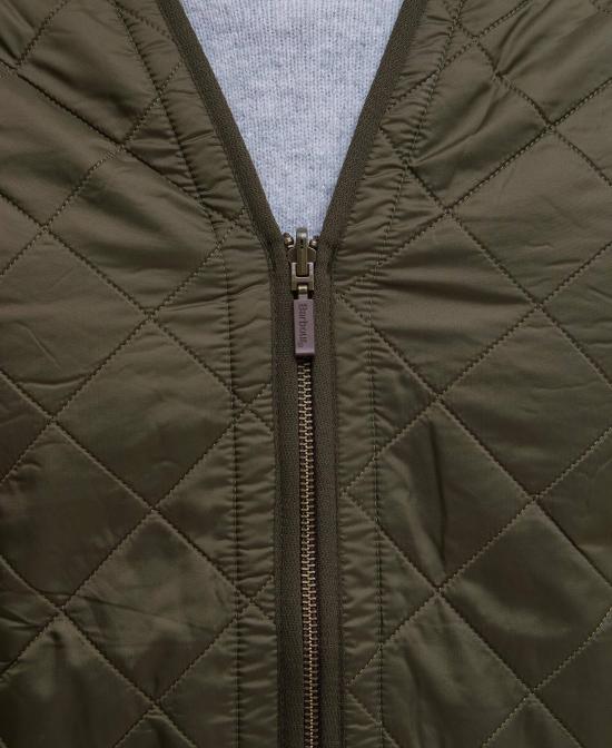 26FW 바버 폴라퀼트 지퍼인 라이너 MLI0002 MLI OL91 OLIVE - BARBOUR