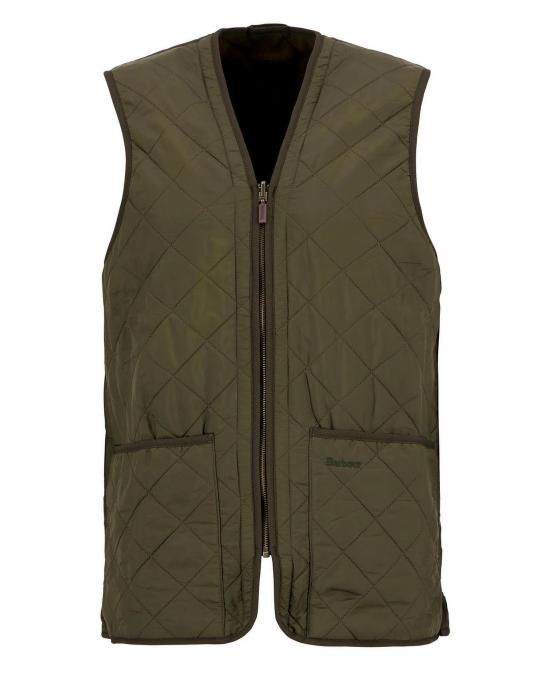 26FW 바버 폴라퀼트 지퍼인 라이너 MLI0002 MLI OL91 OLIVE