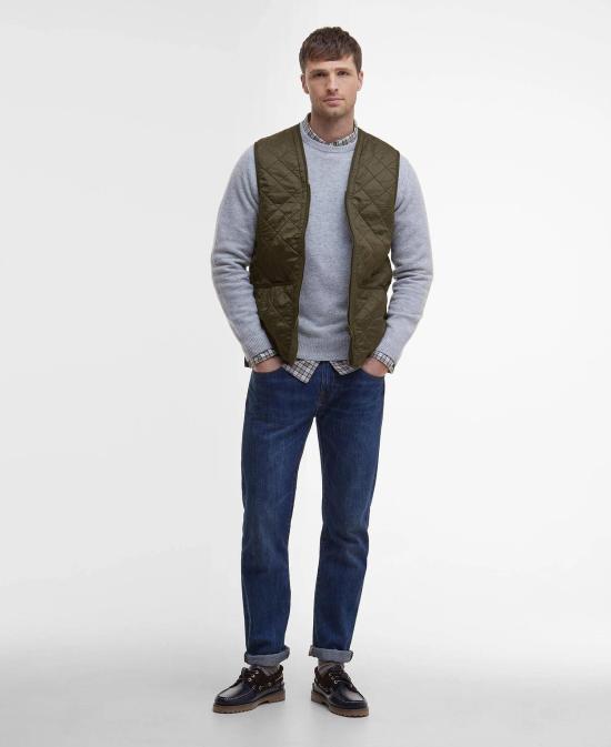 26FW 바버 폴라퀼트 지퍼인 라이너 MLI0002 MLI OL91 OLIVE - BARBOUR