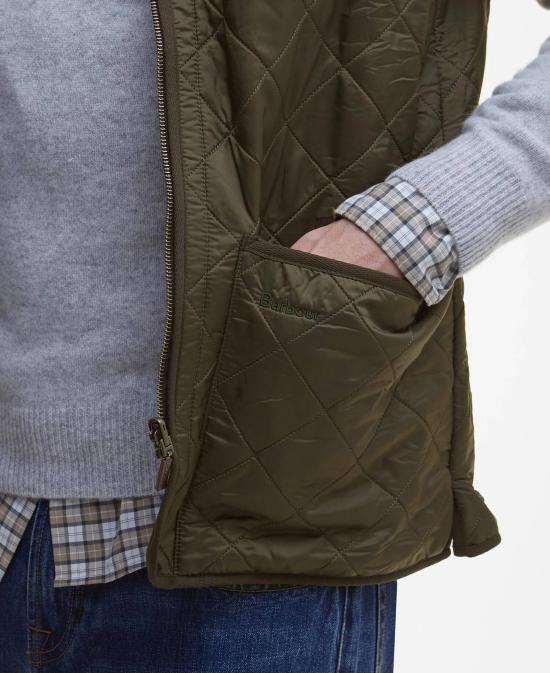 26FW 바버 폴라퀼트 지퍼인 라이너 MLI0002 MLI OL91 OLIVE - BARBOUR