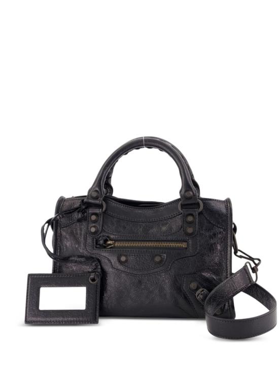 26FW 발렌시아가 르 시티 백 865763 2ACFH1000 BLACK