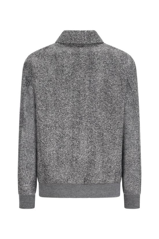26FW 에르노 헤링본 울 더블 패브릭 보머 재킷 GI000697U33555 - HERNO