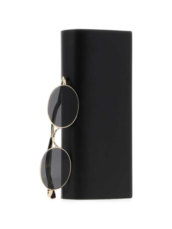 26FW 생로랑 T 라운드 메탈 선글라스 A003DPY9917 8033 ORO - SAINT LAURENT