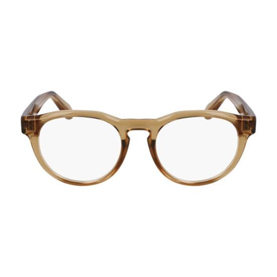  살바토레 페라가모 안경 페라가모 SF2987 E278 라운드 풀림  투명 샌드 색상 - SALVATORE FERRAGAMO
