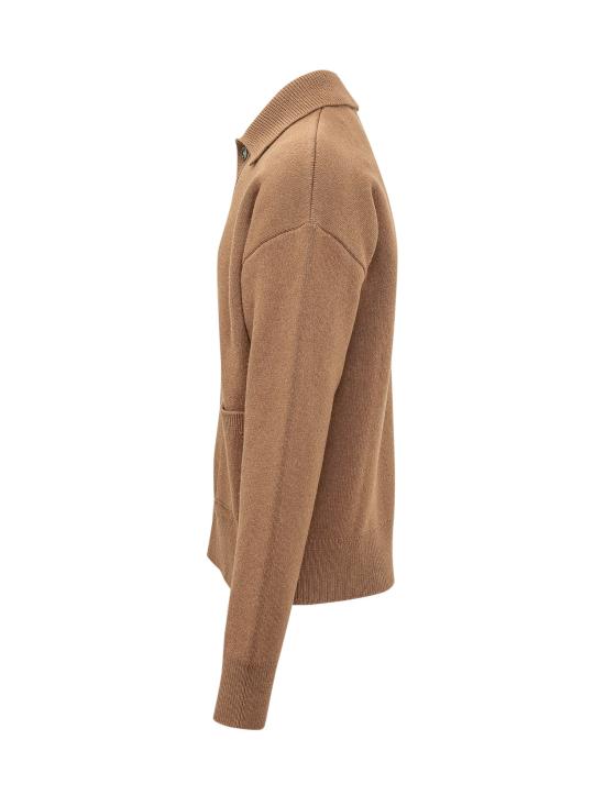 26FW 아미 가디건 HKC923KN0192 280 CAMEL - AMI