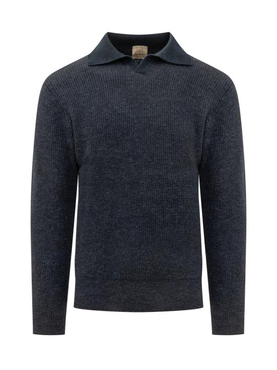 26FW 라키 폴로 티셔츠 BENZMLUNGA BLU NOTTE