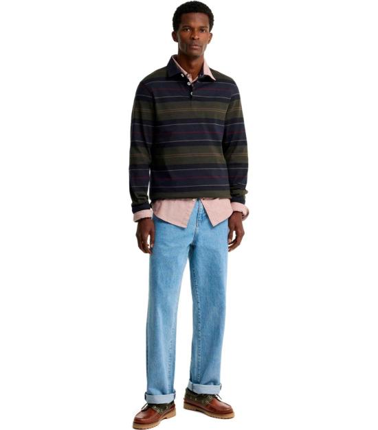 26FW 바버 폴로 티셔츠 MML1580 NY91 M Blue - BARBOUR
