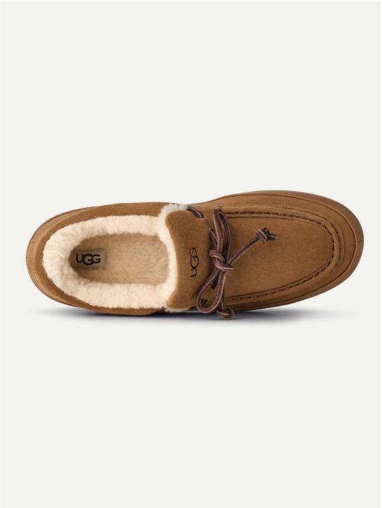 26FW 어그 뮬/슬리퍼 모카시노 슬립 온 퀼 카스타냐 - UGG