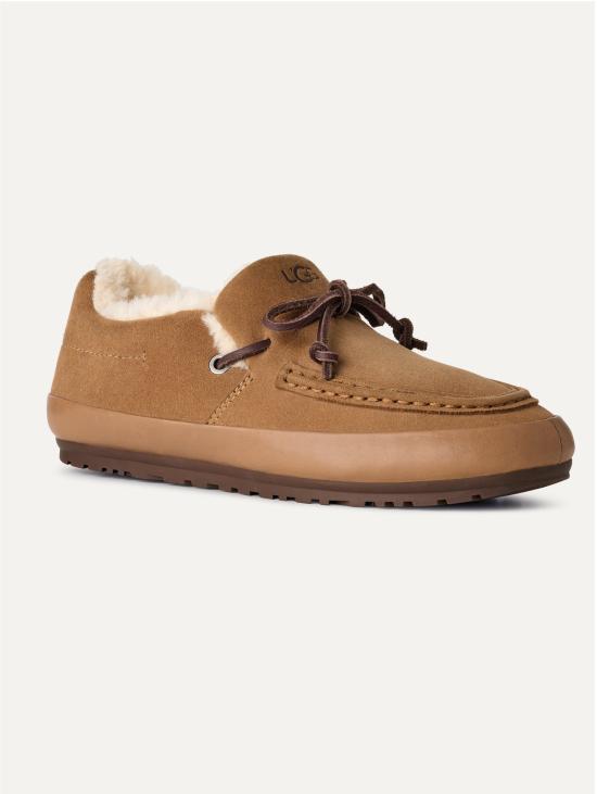 26FW 어그 뮬/슬리퍼 모카시노 슬립 온 퀼 카스타냐 - UGG