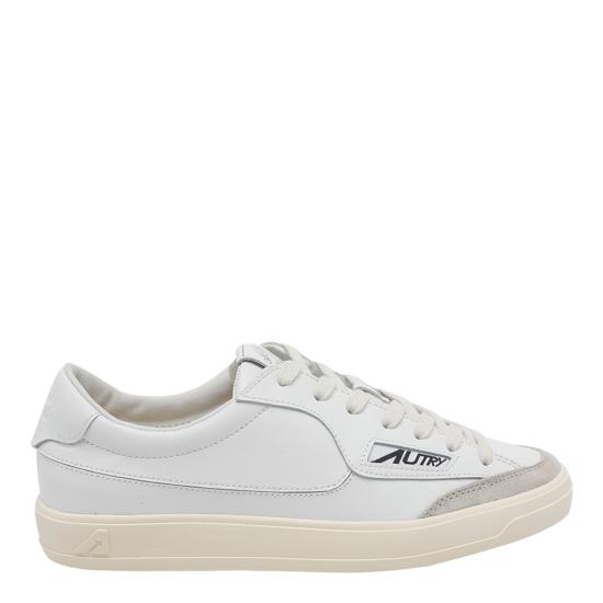26FW 오트리 WINDSCAPE 로우 스니커즈 캔버스 SCLM UK01 WHITE