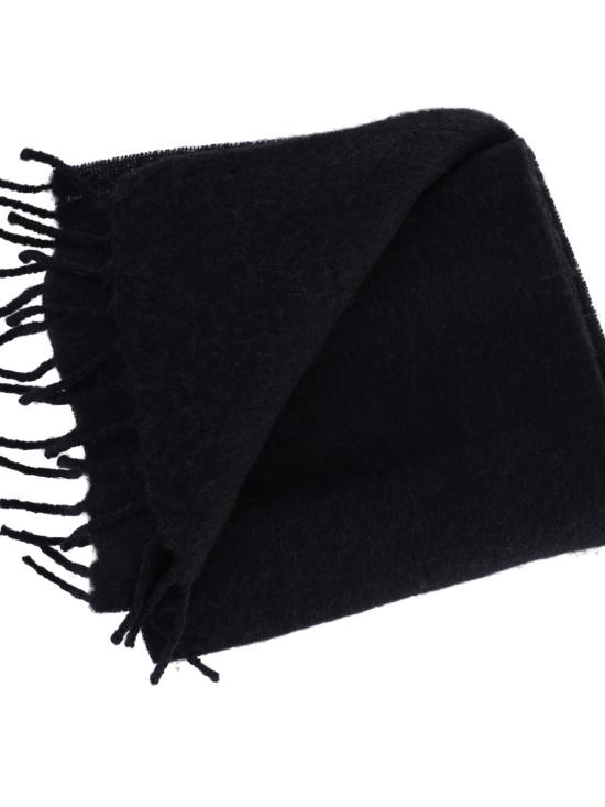 26FW 메종키츠네 베이비 알파카 스카프 LM06206WA0022 P199 BLACK - MAISON KITSUNE