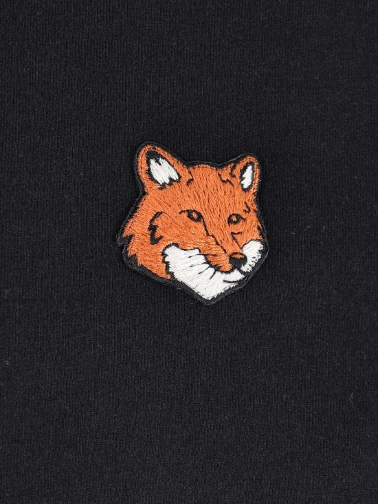 26FW 메종키츠네 폭스 헤드 레귤러 티셔츠 PM00107KJ7026 P199 BLACK - MAISON KITSUNE