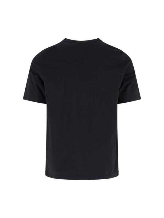 26FW 메종키츠네 폭스 헤드 레귤러 티셔츠 PM00107KJ7026 P199 BLACK - MAISON KITSUNE