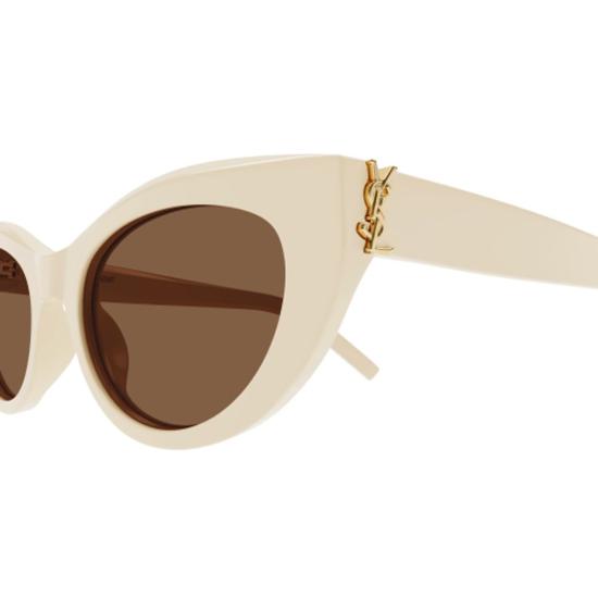 26SS 생로랑 선글라스 SLM115 004 IVORY IVORY BROWN 54 - SAINT LAURENT