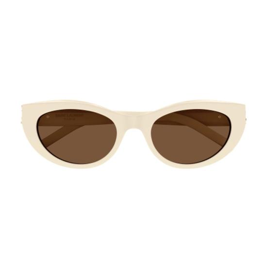 26SS 생로랑 선글라스 SLM115 004 IVORY IVORY BROWN 54