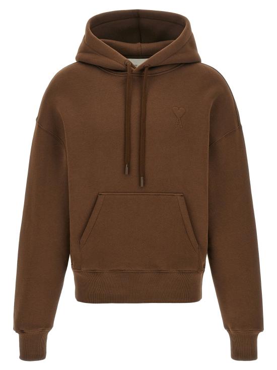  아미 후드 티셔츠 LDUSW7567492221 BROWN