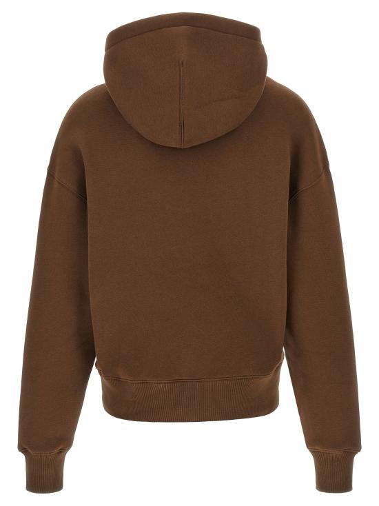  아미 후드 티셔츠 LDUSW7567492221 BROWN - AMI