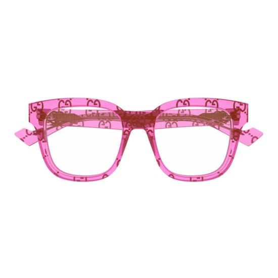  구찌 안경 GG0958 O 011 스퀘어 풀림 , 샤이니 핑크 - GUCCI