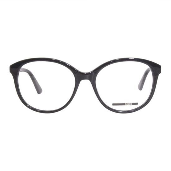  알렉산더 맥퀸 안경 Alexander Mc Queen MQ0275 O 001 라운드 풀림 , 유광 블랙 - ALEXANDER MCQUEEN